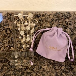 Melinda Maria Dangle Flower Earrings